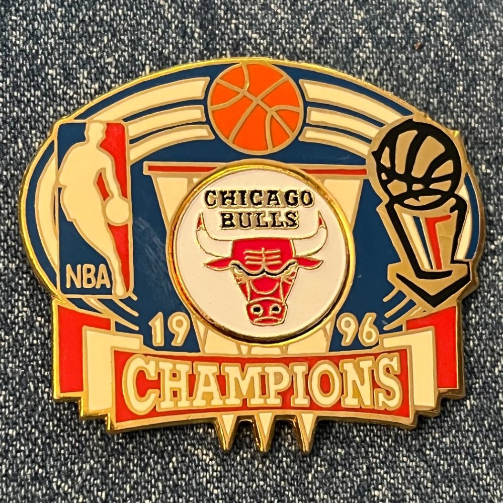 Chicago Bulls Pin ~ NBA 1996 Champions ~ Basketball